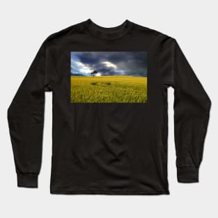 Stormy Australian Rural Landscape Long Sleeve T-Shirt